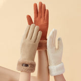 Winter Warm Touchscreen Gloves Windproof for Women