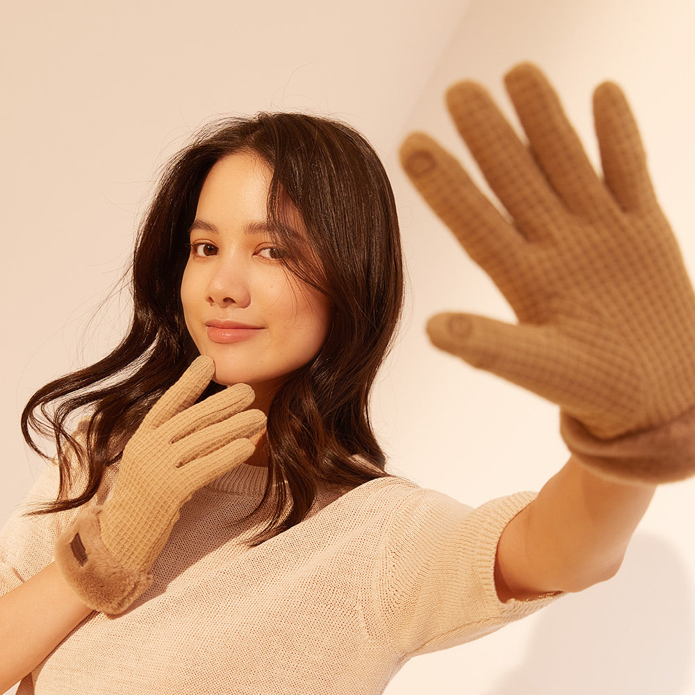 Women's Touchscreen Gloves Winter Warm Anti-Slip Gloves