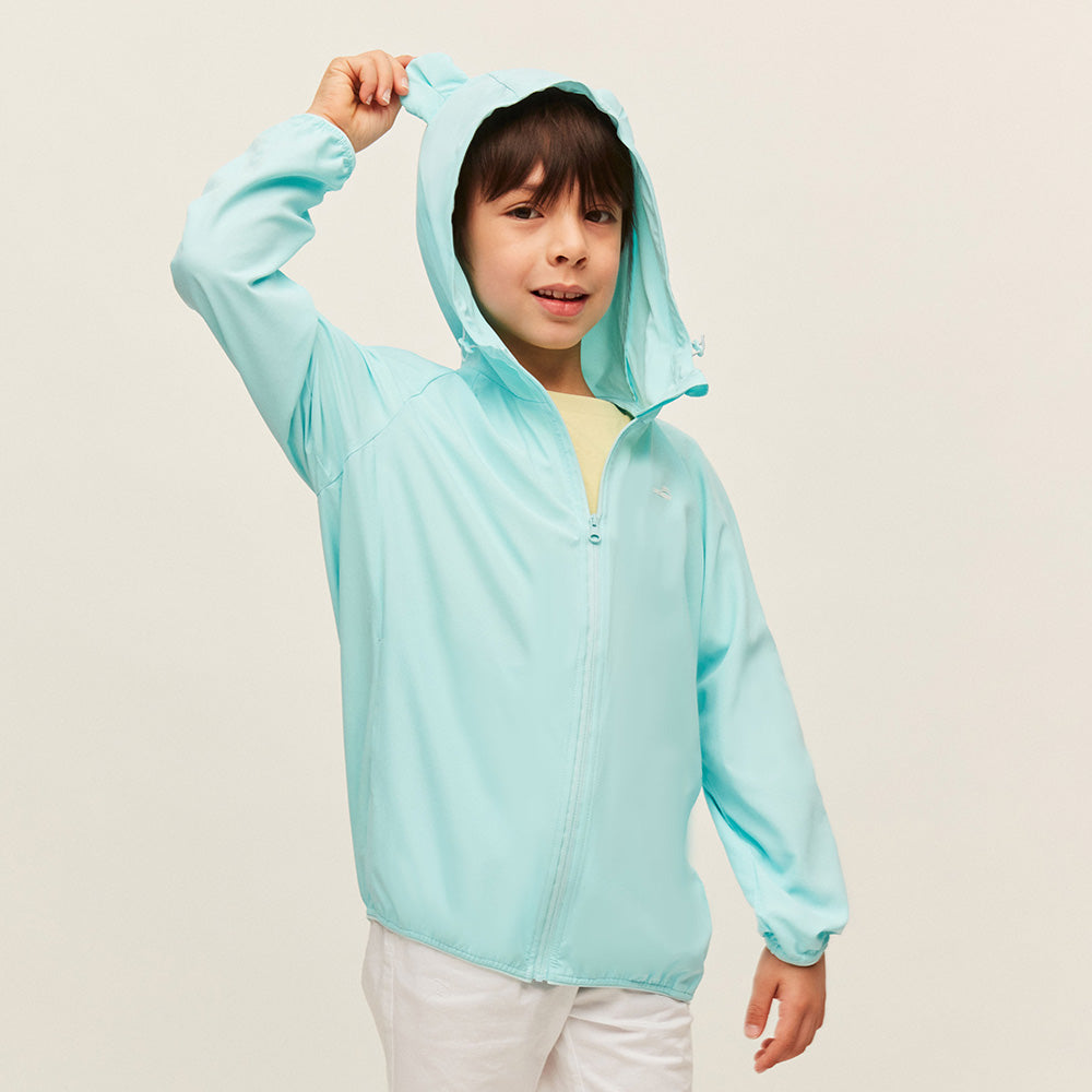 Kid's Sun Protection Hoodie Jackets with Pockets UPF 50+ for Aged 4-10 Boys Girls