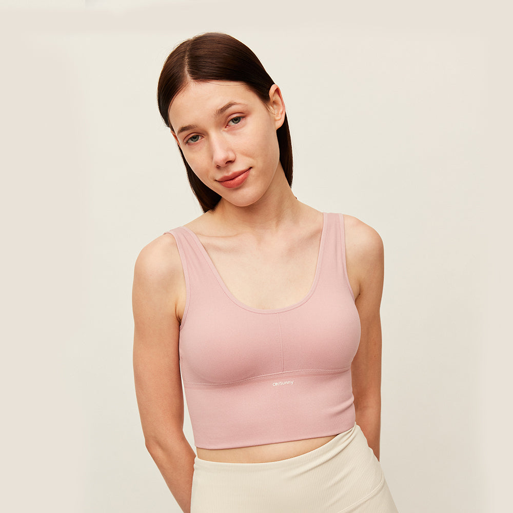 Women's Padded Sports Bra Yoga Tank Tops UPF50+