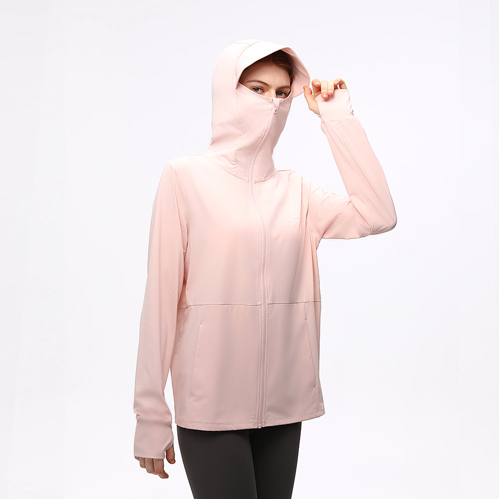 Women's Sun Protection Hoodie Jacket UPF 50+ Long Sleeve Coat