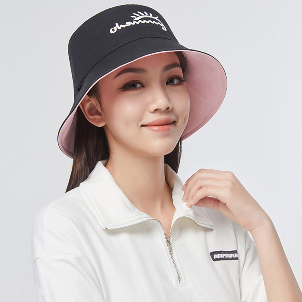 Women's Dual-Sided Bucket Hat UPF 50+ Packable Travel Sun Hat