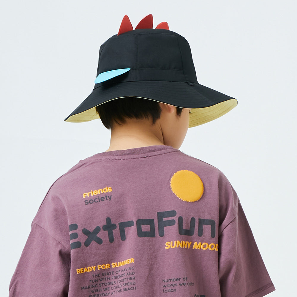 Kid's UV Protection Bucket Hat UPF 50+ Wide Brim Sun Caps for Boys Girls