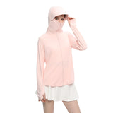 Women's Sun Protection Hoodie Jacket UPF50+ Long Sleeve Cloak Coats Tops