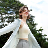 Women's Crop Top Seamless Underwear Tank Sports Camisole UPF 50+