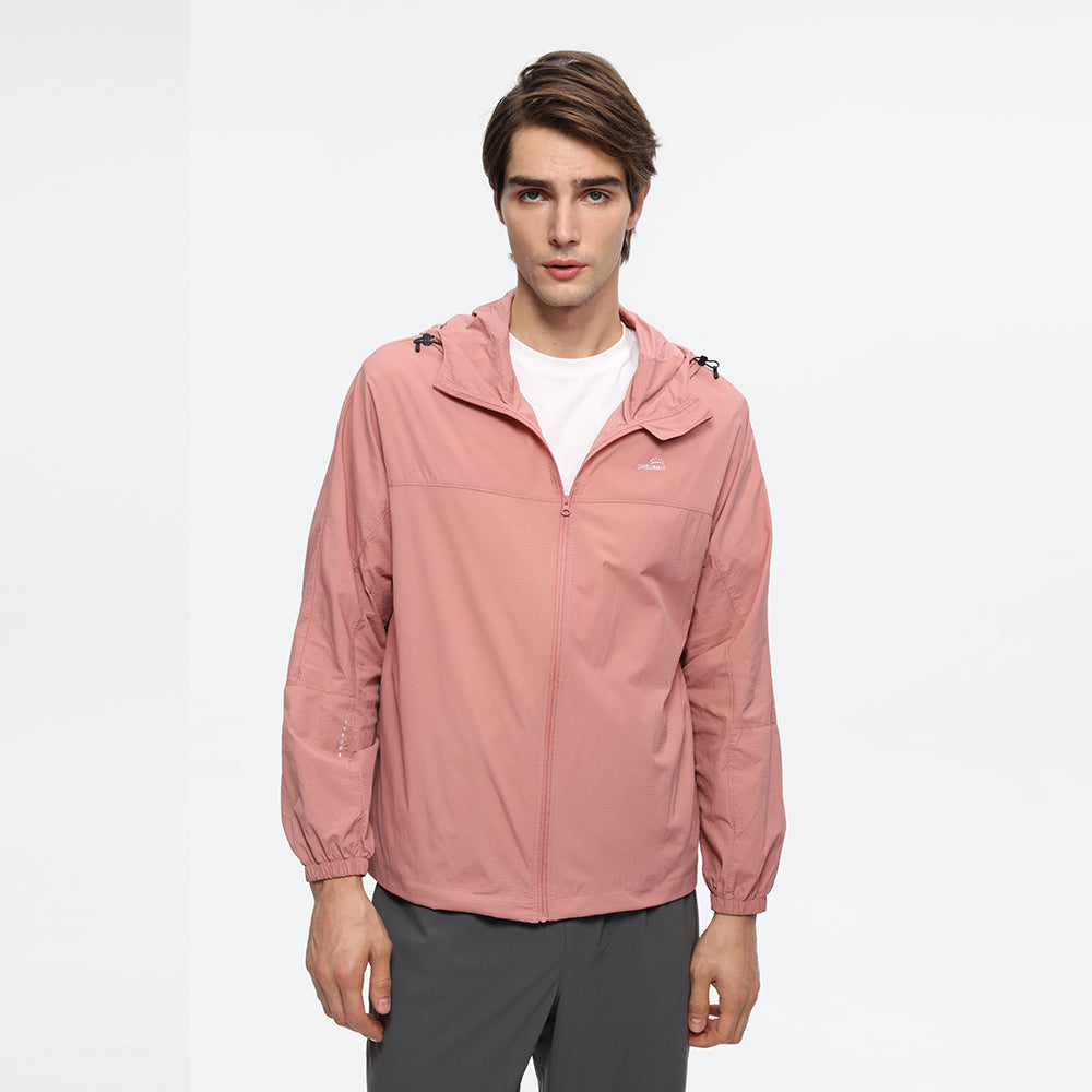 US Stock Sun Protection Hoodie Long Sleeve Unisex Outdoor Jacket UPF50+