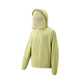 Unisex Sun Protection Hooded Jackets UPF50+ with Mosquito Mesh Face Cover