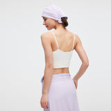 Women's Crop Top Seamless Underwear Tank Sports Camisole UPF 50+