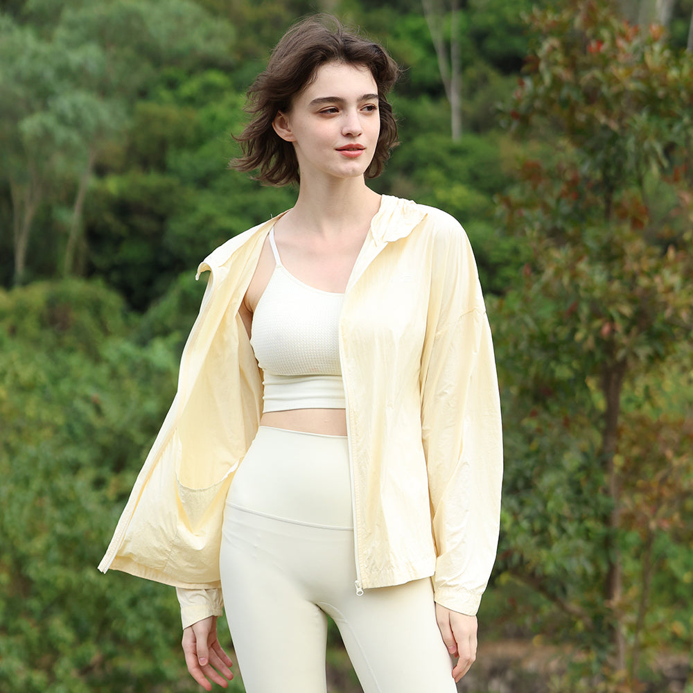 Women's Sun Protection Hoodie Long Sleeve Outdoor Jacket UPF 50+