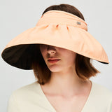 US Stock Large Brim Foldable Sun Visor for Women UPF50+ UV Protection Shell Caps