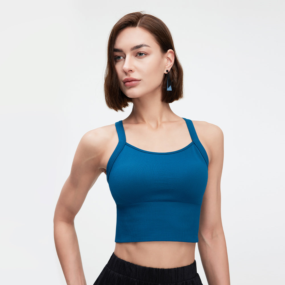 Women's Camisole Crop Top UPF50+ Anti-Chlorine Fabric Tank