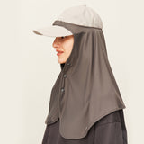 Unisex Hat Drape UPF 50+ Sun Protection Neck Flap Face Cover Adjustable Size