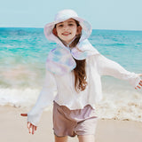 Kid’s Sun-Proof Bucket Hat with Neck Flap UPF 50+