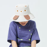 Kid's UV Protection Bucket Hat UPF 50+ Wide Brim Sun Caps for Boys Girls