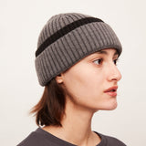 US Stock Women's Winter Contract Color Heated Knit Hat