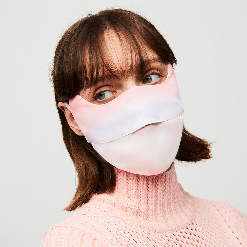 US Stock Women's Sun Protection Face Mask Nose Opening Blusher Sunscreen Breathable Face Cover