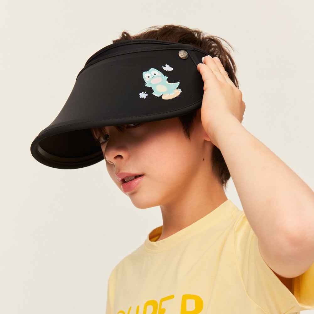 US Stock Kids Empty Top Visor Cap Adjustable Sun Hat UPF 50+