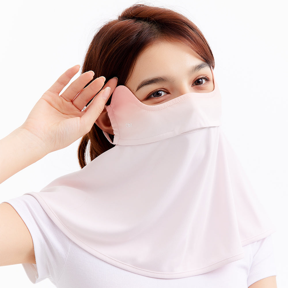 US Stock Sun Protection Face Cover Breathable Mask UPF 50+ Gradient Design Neck Gaiters