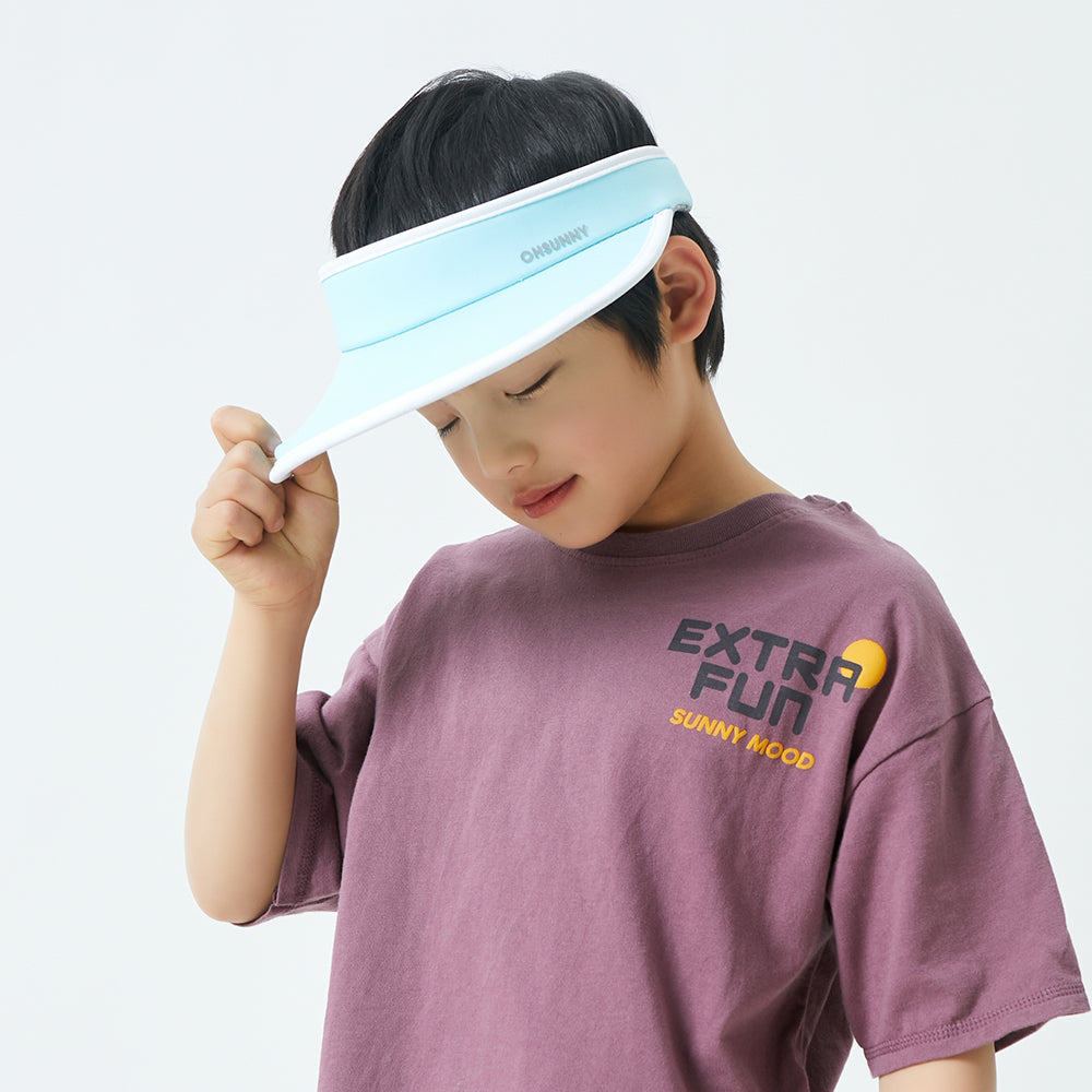 US Stock Kid’s Visor Hat UPF 50+ Wide Brim Sun Protection Caps
