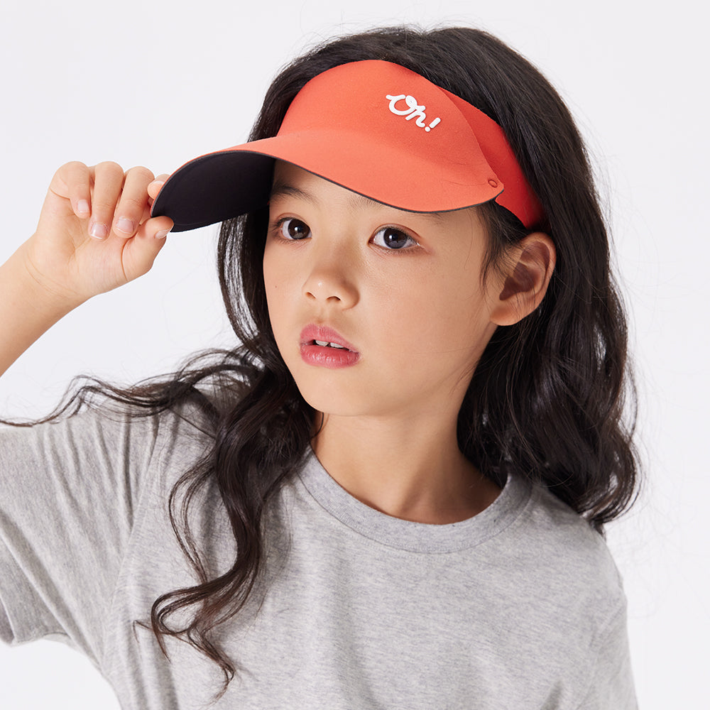 Kid's Visor Athletic Sun Hat for Boys Girls Adjustable Tennis Sport Visors