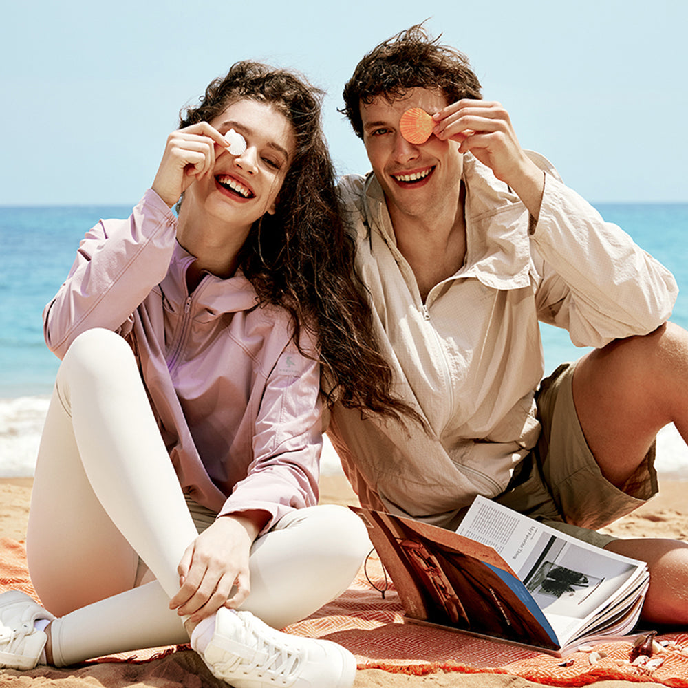 Unisex Sun Protection Hooded Jackets UPF50+ with Mosquito Mesh Face Cover