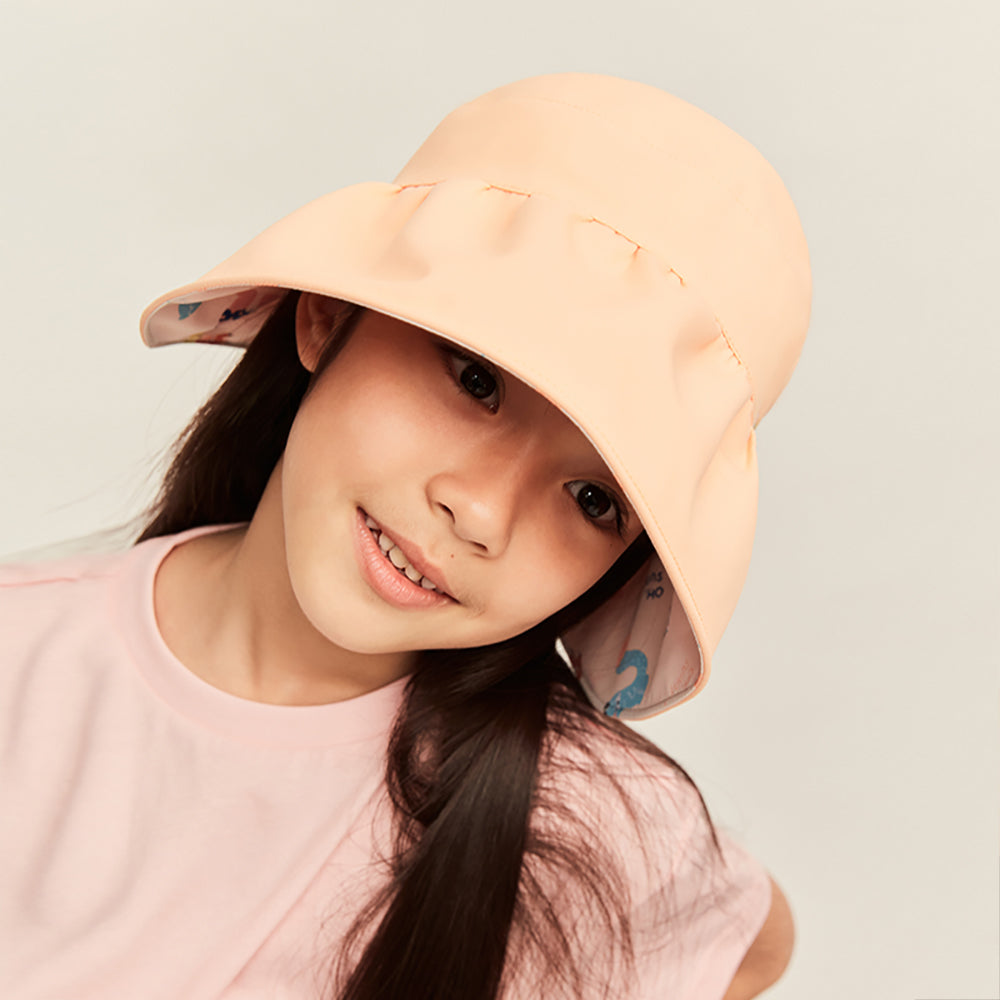 Kid's Reversible Sun Hat UPF 50+ UV Protection Empty Top Visor Caps