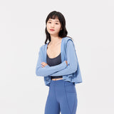 US Stock Women's Classic Sun Protection Hoodie UPF 50+ Cooling Jacket Outdoor Tops