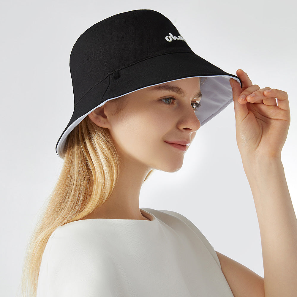 Women's Dual-Sided Bucket Hat UPF 50+ Packable Travel Sun Hat