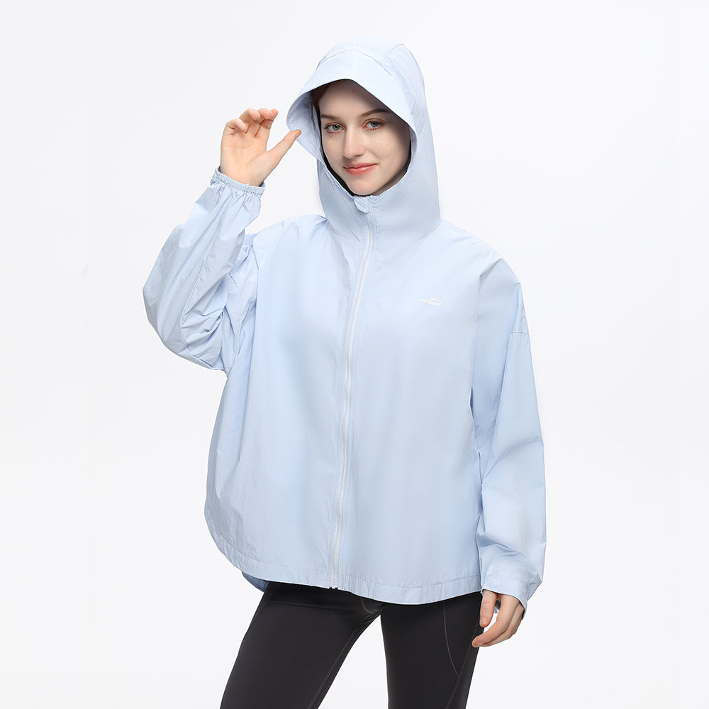 Women's Sun Protection Hoodie Long Sleeve Outdoor Jacket UPF 50+