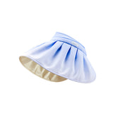 US Stock Women's Sun Visor Hat Wide Brim UPF 50+ UV Protection Summer Cap
