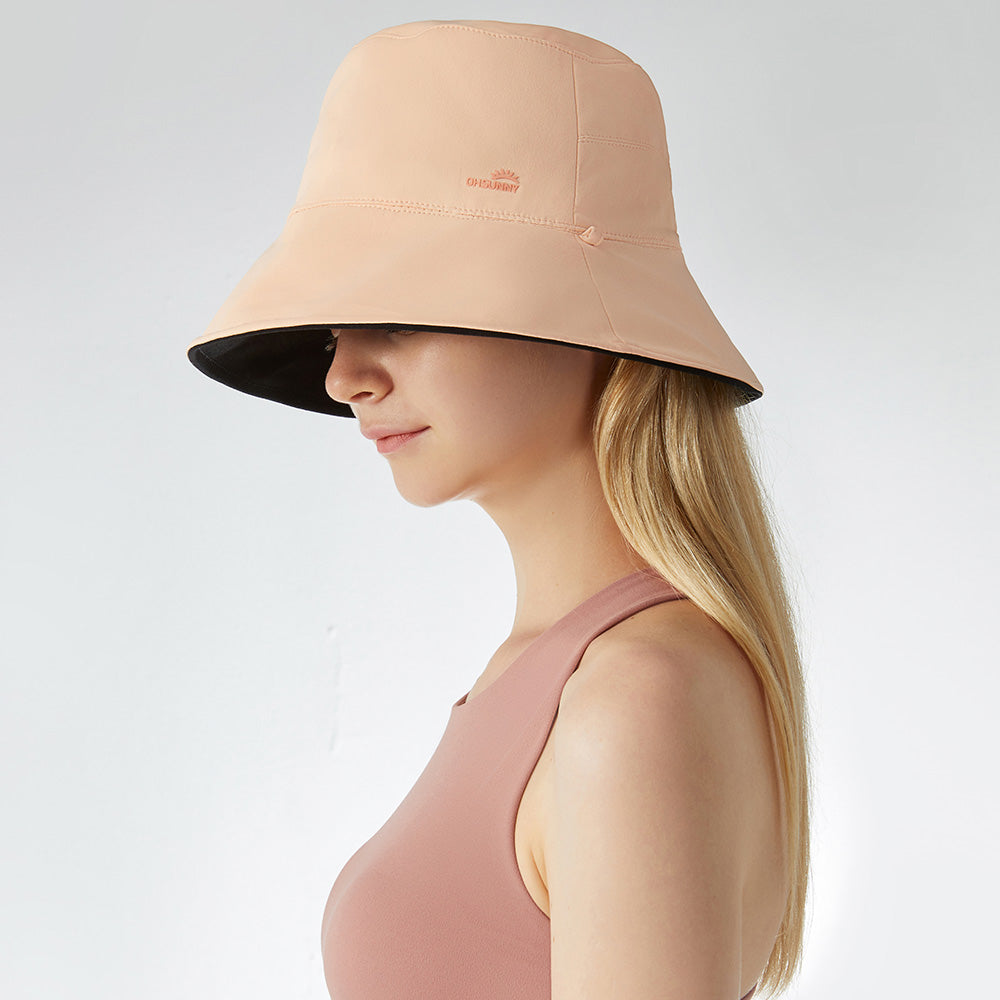 Women's Dual-Sided Bucket Hat UPF 50+ Packable Travel Sun Hat