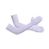 US Stock Women's Long Arm Sleeves Gloves Half-finger Mitten UPF 50+