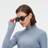 Retro Polarized Sunglasses UV400 Trendy Cat Eye Sun Glasses