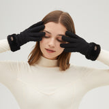 Women's Touchscreen Gloves Winter Warm Anti-Slip Gloves