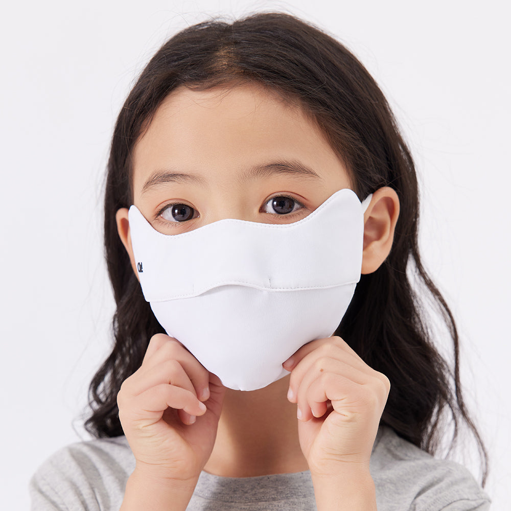Breathable Kid's Sunscreen Mask UPF 50+ Washable Reusable Anti-UV Face Covering