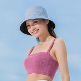 Women's Dual-Sided Bucket Hat UPF 50+ Packable Travel Sun Hat