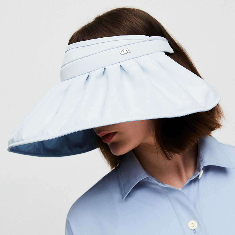 US Stock Large Brim Foldable Sun Visor for Women UPF50+ UV Protection Shell Caps