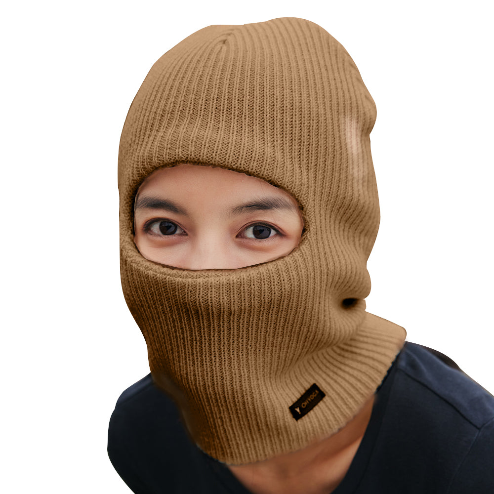 US Stock Winter Beanie Balaclava Knitted Full Face Cover Ski Hats