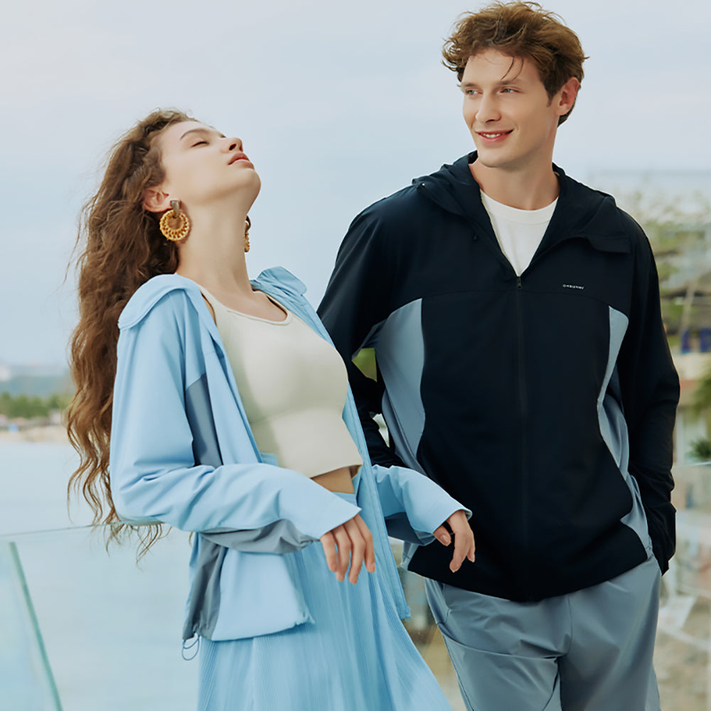 Unisex Casual Hoodie Sun Protection Jacket for Men Women UPF50+