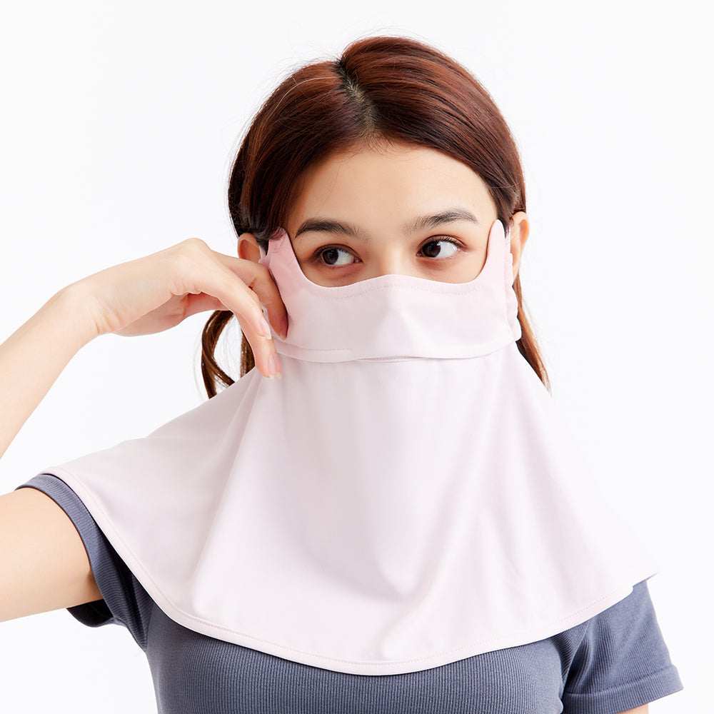 US Stock Sun Protection Face Cover Breathable Mask UPF 50+ Gradient Design Neck Gaiters