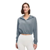 Women's Quick Dry Cropped Hoodie Sun Protection Jacket UPF50+