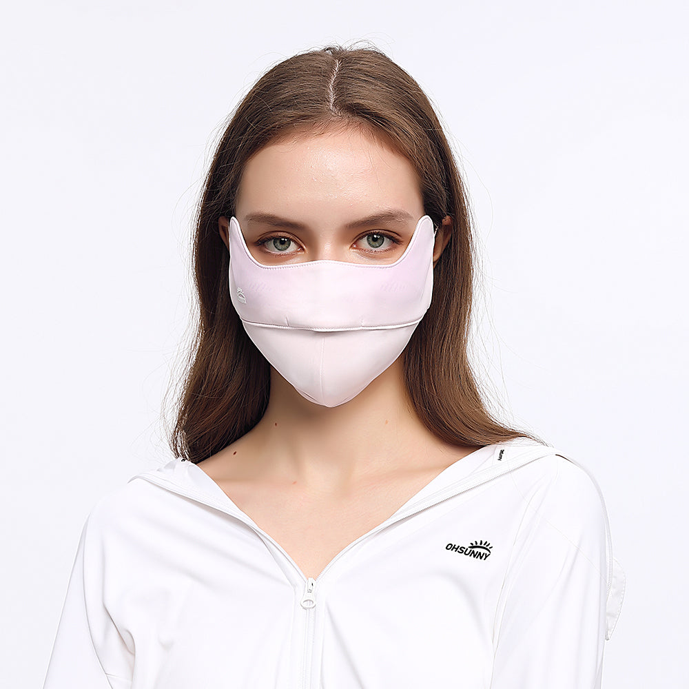 US Stock Sunscreen Face Mask UPF50+ Breathable Anti-UV Cover