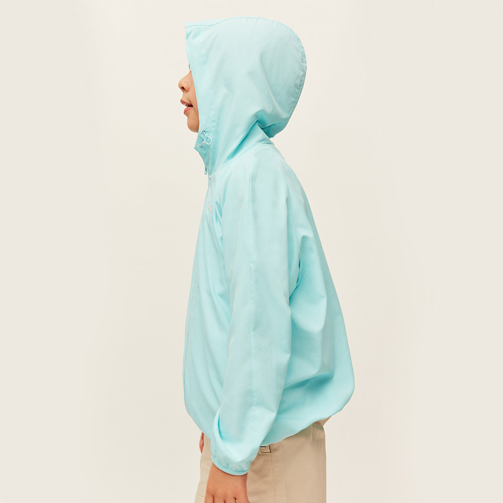 Kid's Sun Protection Jackets with Pockets UPF 50+ Hoodie for Aged 4-10 Boys Girls