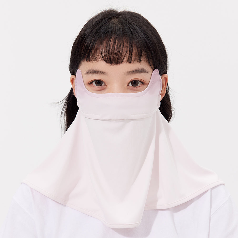 US Stock Sun Protection Face Cover Breathable Mask UPF 50+ Gradient Design Neck Gaiters