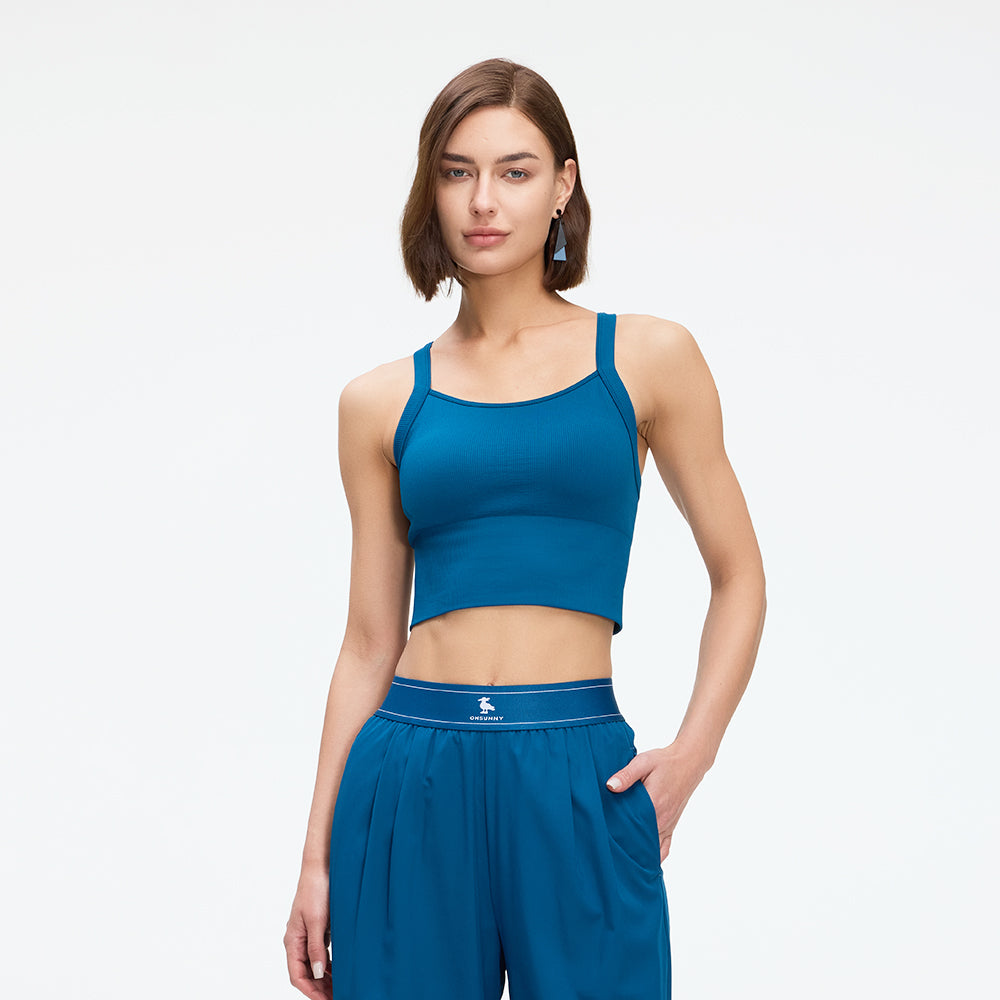 Women's Camisole Crop Top UPF50+ Anti-Chlorine Fabric Tank
