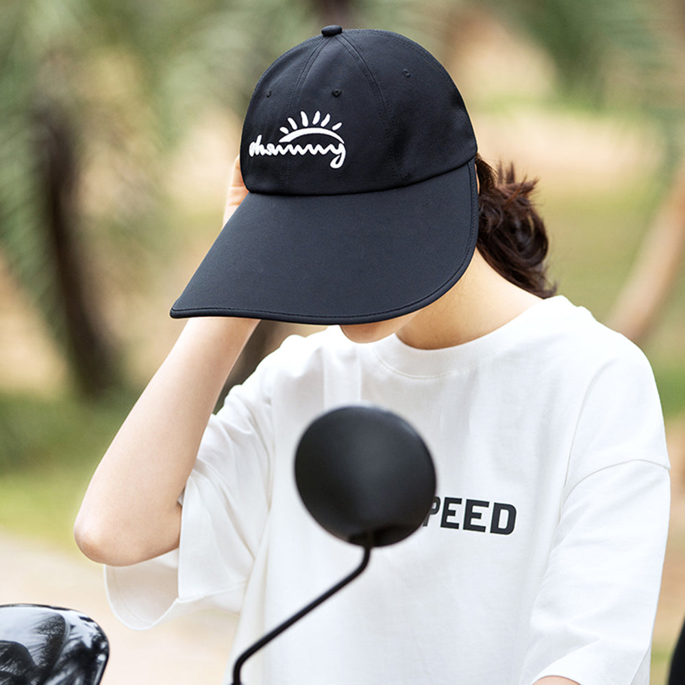 Women's Large Brim Adjustable Baseball Cap UPF 50+