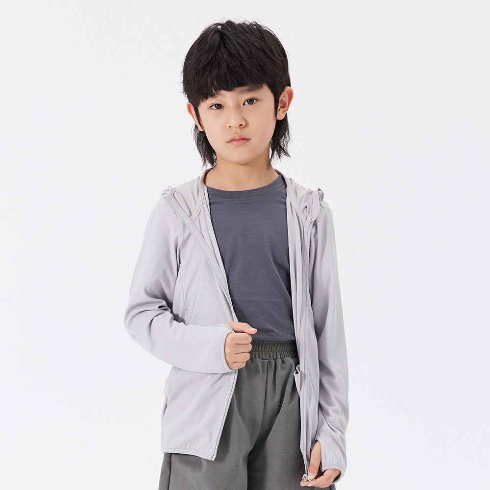 Kid's Sun Protection Hoodie with Pockets for Boys Girls UPF 50+ Jackets