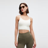 Women's Crop Top Seamless Underwear Tank Sports Camisole UPF 50+