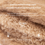 Winter Faux Fur Convertible Fingerless Gloves Warm Mittens