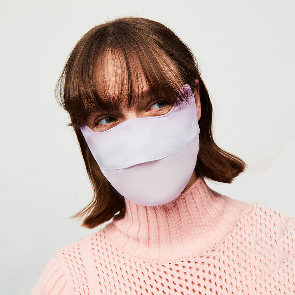 US Stock Women's Sun Protection Face Mask Nose Opening Blusher Sunscreen Breathable Face Cover